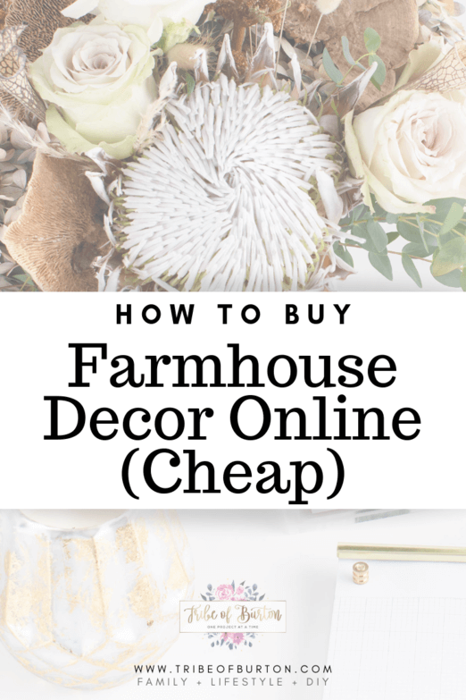 Buy Farmhouse Decor online for Cheap. #onlinedecor #farmhouse