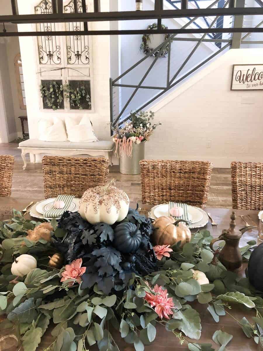 Fall Tablescape Centerpiece