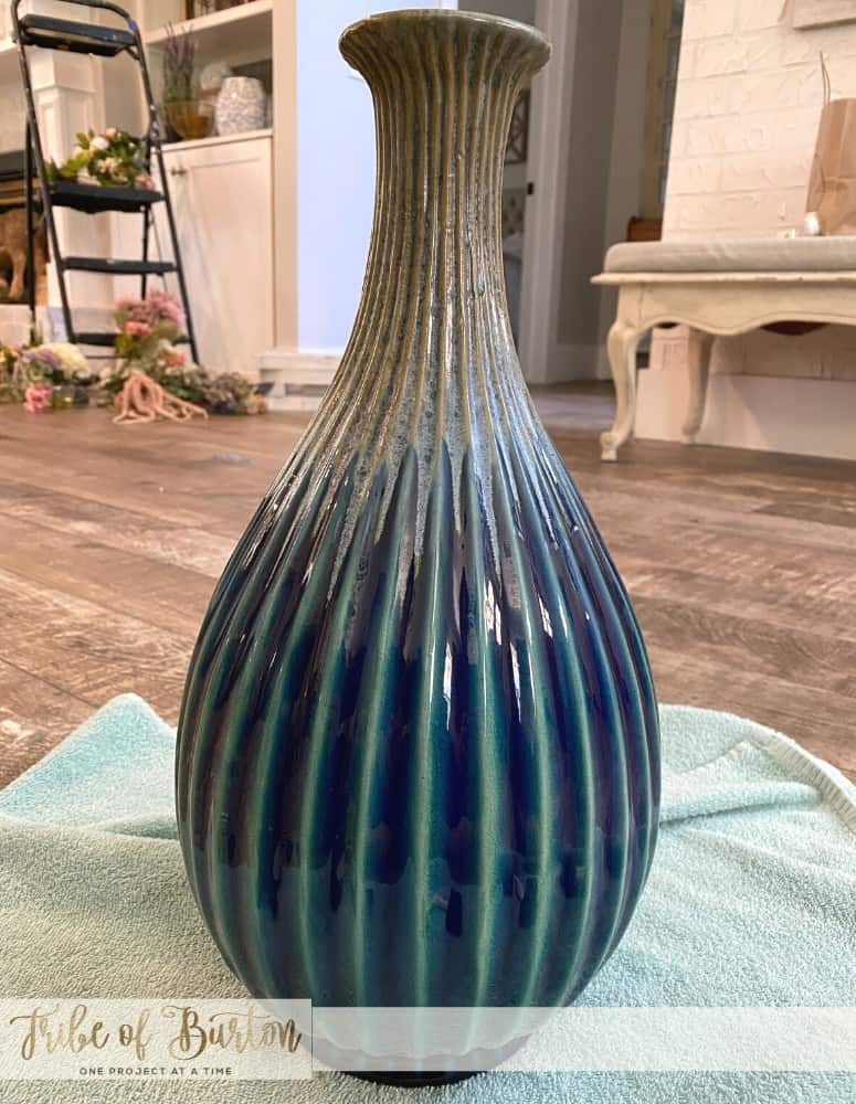 Cleaned Vase ready to paint.