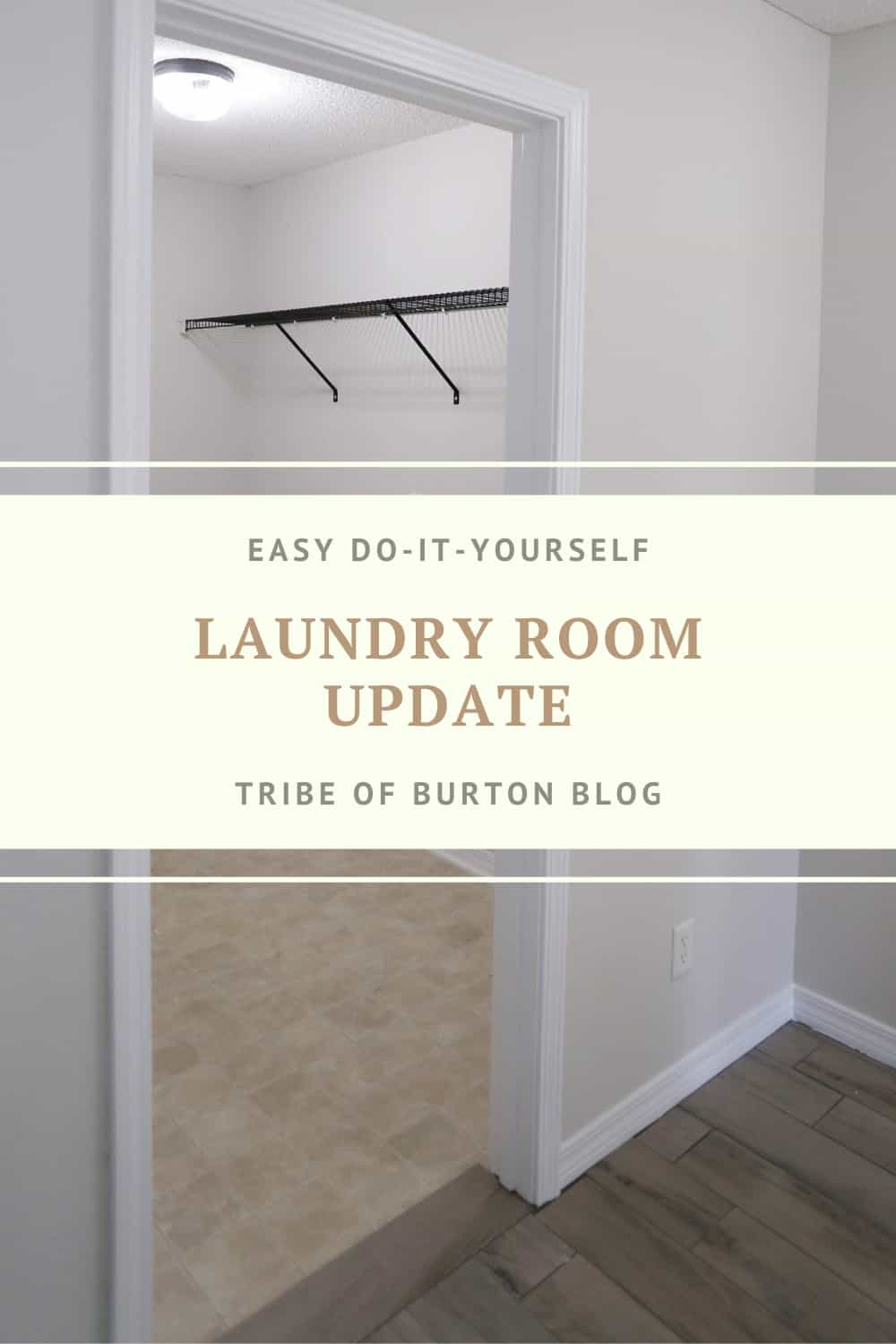 Laundry Room Update Pinterest Pin