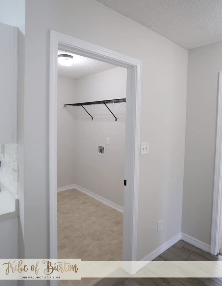 The freshly updated Laundry Room.