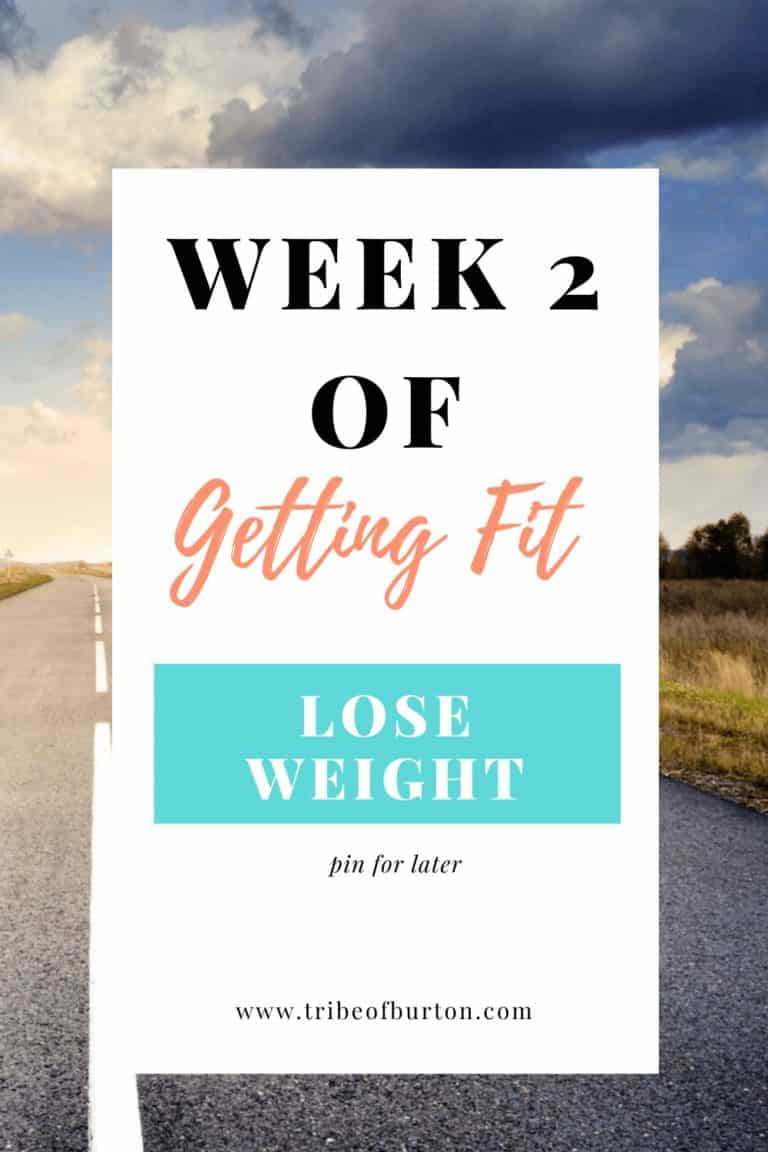 Week 2 of Getting Fit – Getting Active