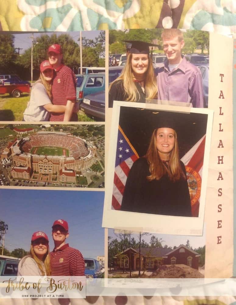 A collage of pictures from Florida State University.